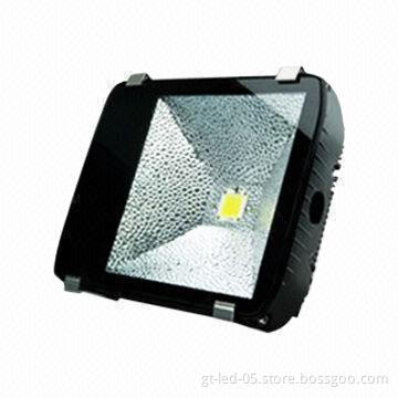 90 to 100lm/W High Power LED Floodlight with 100W Power, Epistar Bridgelux, IP65 Waterproof